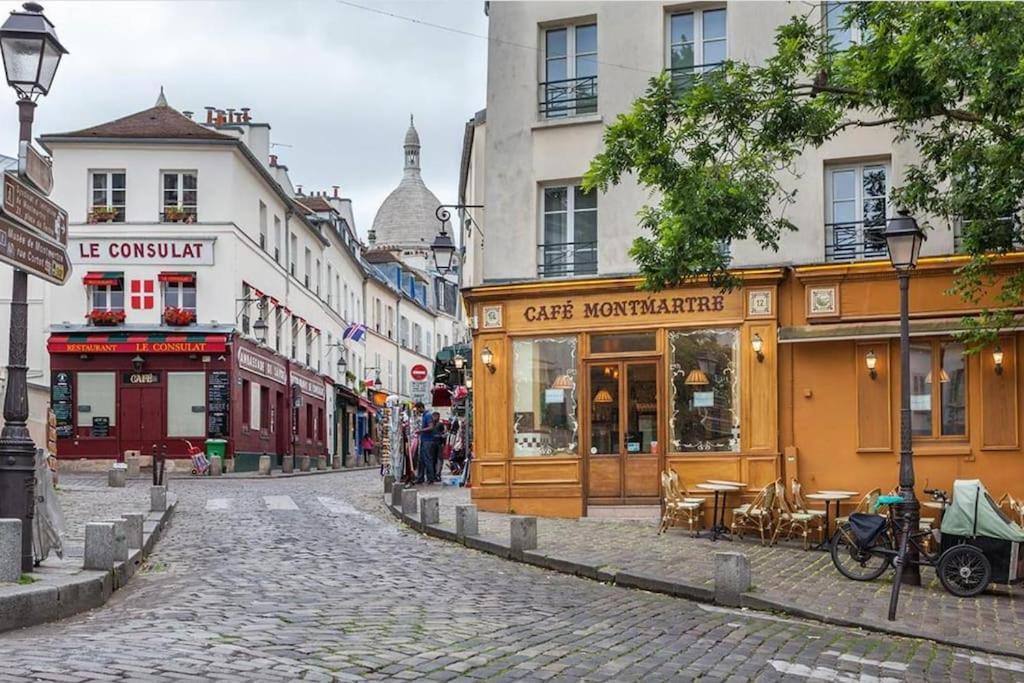 Relax In A Stylish Flat In Montmartre Lägenhet Paris Exteriör bild
